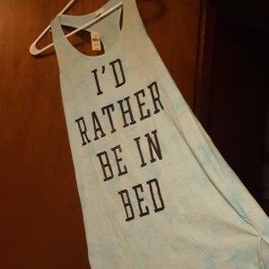 Blue Tie Dye Sleep Shirt